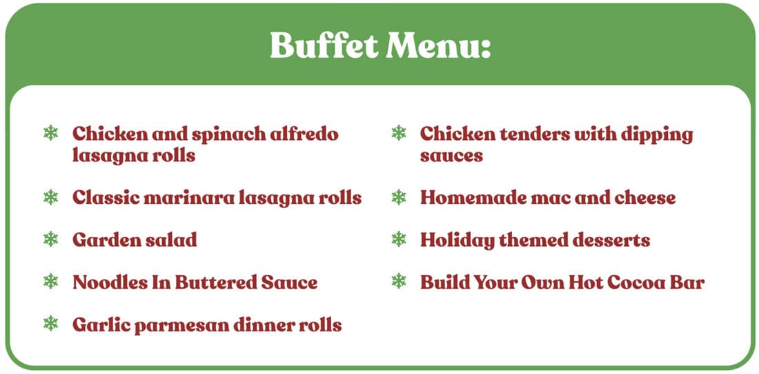 Buffet Menu
