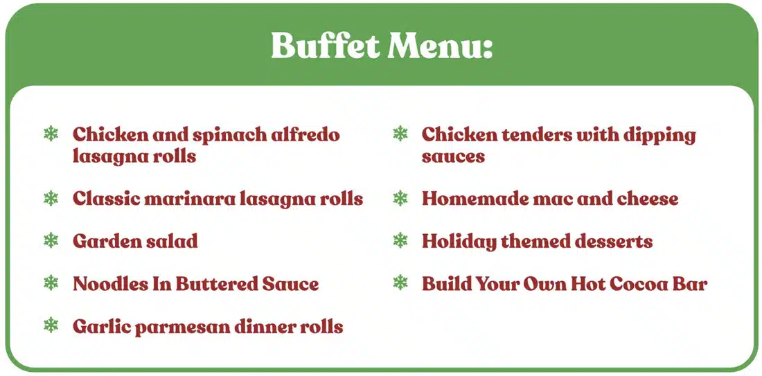 Buffet Menu