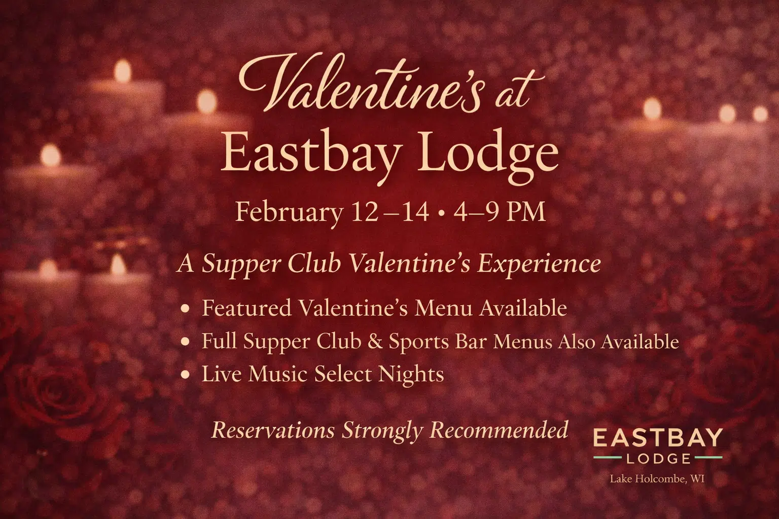 Image for an event at Eastbay Lodge