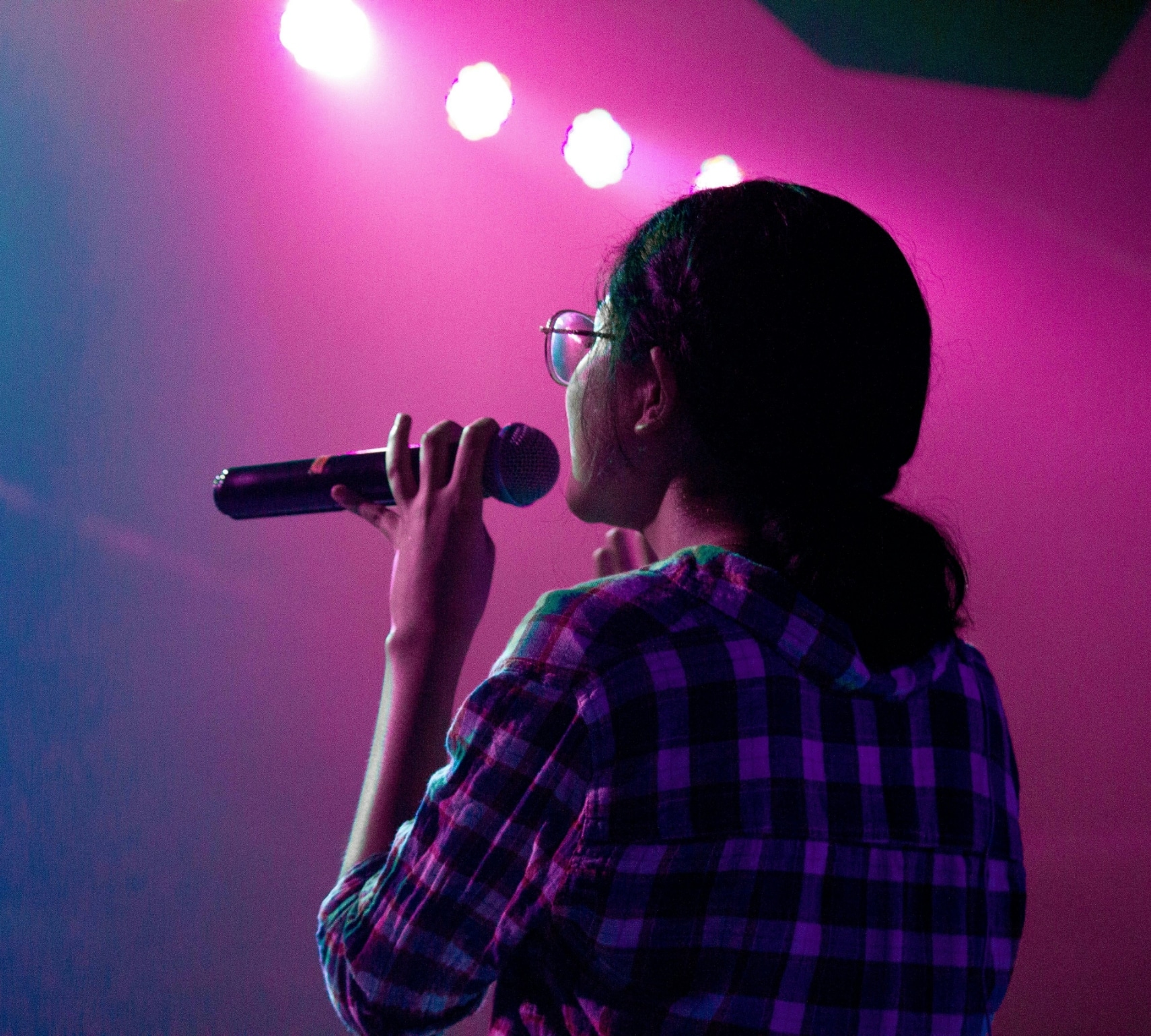 A photo to the left of some content.