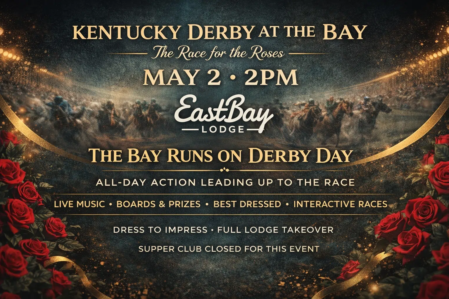 Image for an event at Eastbay Lodge