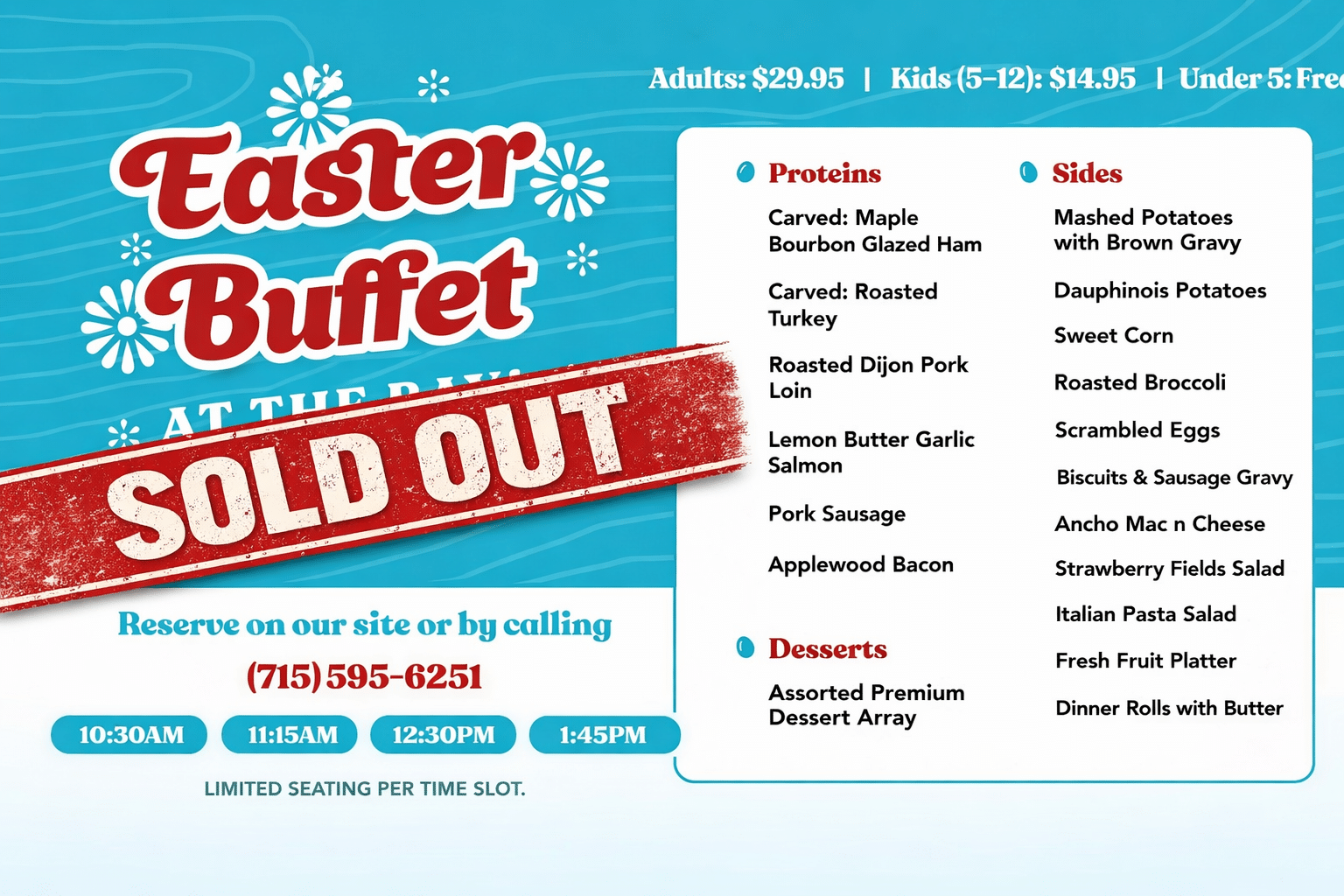 Image for an event at Eastbay Lodge