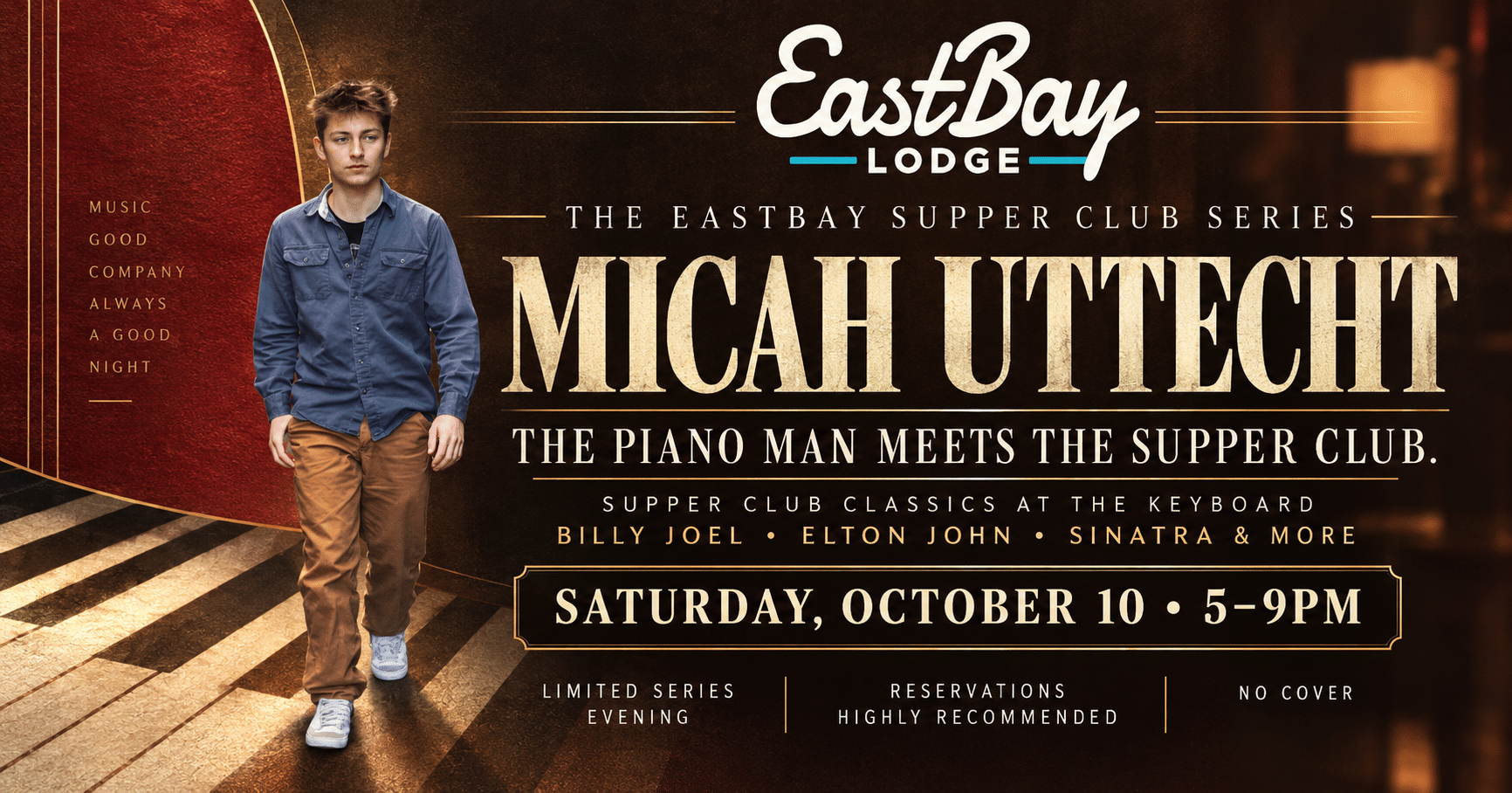 Image for an event at Eastbay Lodge