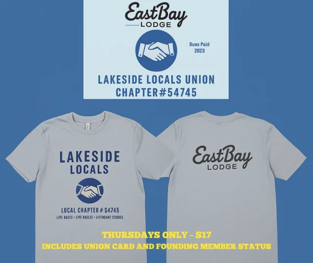 🚨 Spoiler Alert: The union is real. And it’s rowdy.

This Thursday, May 22, we’re calling our first official meeting of the Lakeside Locals #54745 Union — and let’s be honest… our union halls are more fun than yours.

🪑 Our setup?

A craft bar shaking up lakeside cocktails

A tiki bar that could legally be considered a vacation

A stage rocking with Lassos and Lace playing your kind of music

And pizza + beer specials priced with #54745 pride

And while you’re not required to pay your dues (because showing up proves your solidarity), $17.00 gets you:
👕 A limited-edition union tee
📇 A legit-looking (but totally fake) dues-paid union card
🎟️ And full bragging rights for being a founding member of the coolest club on the lake

And hey — if you’re not one of the locals… come anyway. We’re nice. We’ll just talk about you a little when you leave. 😘

First shirt drop is Thursday at 5PM sharp
No second chances. No second print run.

This is how we show out with Holcombe pride.

#LakesideLocals54745 #SolidarityWithStyle #EastbayUnionStrong #DuesPaidCrew #ThursdaysAreTheNewSaturday #HolcombePride