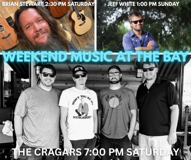 🎤 WEEKEND LINEUP AT EASTBAY 🎶
July 11–13 | Music • Food • Fun • All the Bars

It’s a double trouble Friday night at the Bay...
🎙️ ROCK THE DOCK kicks off tonight at 7PM with DJ Bobby Tripp & DJ Chris
🎤 Open mic karaoke + sing up to 2 songs = free beer or seltzer
Got more in you? Keep singing—we just stop giving out freebies after 2. 😎

Saturday, July 12 – MUSIC MARATHON:
🌦️ Rain or shine, we pivot. It’s Eastbay, baby.
🎶 Brian Stewart at 2:30PM
🔥 The Cragars at 7PM – A rare live show from one of the Chippewa Valley’s most iconic rock bands. Don’t miss this.

Sunday, July 13 – SUNDAY FUNDAY:
🎸 Jeff White returns to the stage at 1PM
Grab a cocktail, hit the lawn, and toast the weekend.

🍽️ Hours of Operation:
✅ Friday: 11AM–Close
✅ Saturday: Open at 9AM for Breakfast | Brunch Sunday 10AM–3PM
✅ Casual Dining: 11AM–10PM daily
✅ Supper Club (Premium Dining): 4PM–9PM nightly
✅ Breakfast: Saturday 9AM–11AM

🍹 Bar Scene:
• Tiki Bar (when the sun’s out)
• Sports Bar (every day)
• Craft Cocktail & Wine Bar (4–9PM daily)

🥩 Weekend Specials:
• Friday Fish Fry 🐟
• Saturday Prime Rib Night 🥩

This weekend is ridiculous in the best way, and it’s got your name written all over it.
Let’s go, 54745. Time to rock, brunch, sing, sip, and celebrate at Eastbay Lodge.