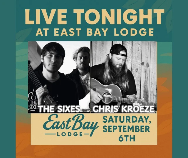 🚨 If you’re not at EastBay today, don’t bother telling us what you did do… we’ll just assume it was lame. 🚨

🎶 The Sixes light the fuse at 2PM.
🎸 Chris Kroeze owns the night at 5PM — and when we scream “Mamma I’m Coming Home” under the stars, the whole damn lake is gonna echo.

🥩 Prime Rib Night 5–9PM — because nothing pairs with live music like a slab of meat bigger than your excuses.
🍹 Tiki Bar rocking if the weather plays nice.
🍔 Casual Dining 11–10.
🍸 Supper Club & Craft Bar 4–9.
🃏 Pull tabs, huge deck, bigger vibe.

Skip this, and you’ll be sadder than sad while the rest of us are out here writing history.

📍 EastBay Lodge. Tonight. Don’t get caught being boring.

#EastBayLodge #ChrisKroeze #TheSixes #PrimeRibNight #FullSend