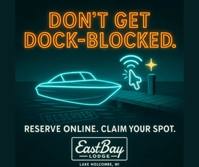 Holcombe cell service on a busy weekend = 🦖 Extinct.
That’s why we’re skipping the whole “can you hear me now?” game and giving you something better: online reservations.

Because supper club season shouldn’t depend on how many towers Verizon forgot to build.

👉 Book your table here before your bars disappear: eastbayholcombe.com/reservations

Big city moves. Little lake life. 🍸✨