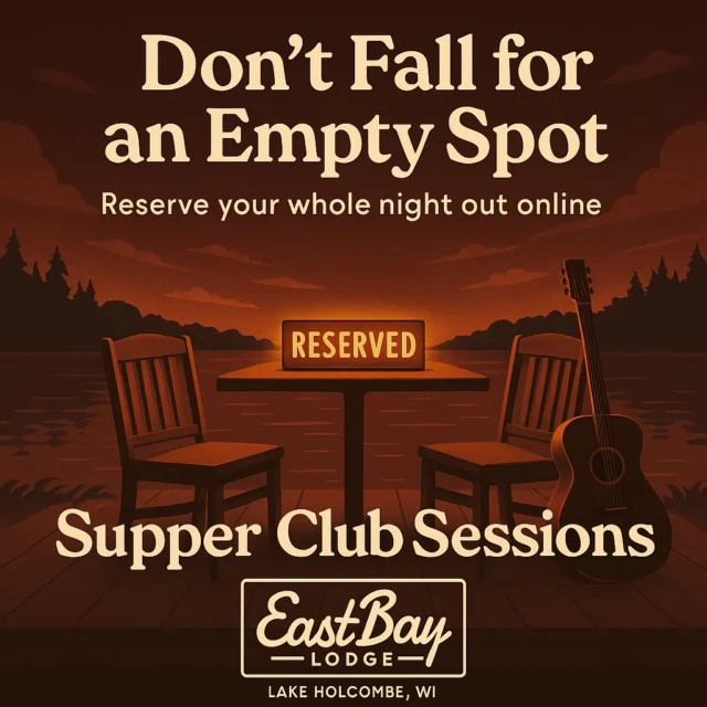 Yeah, it’s the off-season… but you’d never know it on a Friday or Saturday night.
The Supper Club Sessions light up The Bay with energy, soul, and live lounge music from The Crooners Collection. 🎙️

🍽️ Prime rib, popovers, cocktails, and candlelight.
💻 Online reservations now available for parties up to 8 — skip the call, grab your seat, and settle in for the night.

👉 https://www.eastbayholcombe.com/reservations/

Fridays and Saturdays fill fast — so if you miss out, you can’t say we didn’t warn you. 😉