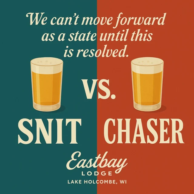 Wisconsin, we can’t move forward as a state until this is resolved. 🍅🍺

When you order a Bloody… is that little beer called a snit or a chaser?

Comment your vote ⬇️

#EastbayLodge #BloodyMaryDebate #SnitOrChaser #WisconsinTradition #LakeHolcombe
