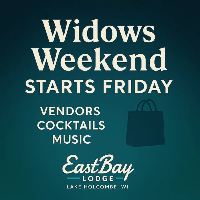 Holcombe… buckle up.
Widows Weekend at EastBay is basically our Super Bowl of sass, shopping, and questionable decision-making — and it all starts this Friday.

Here’s your full agenda so you can plan when to rally the girls, hide your husband, and pack your emotional support cash:

FRIDAY — Sip, Shop, Survive (4–9 PM)

We’re kicking things off with:

Sip & Shop: 4–9 PM (correct hours 😉)

A huge lineup of local vendors

Craft cocktails rolling out of the Craft Bar

Live music from Anna & Nick (5–9 PM) to set the mood

This is the “tell your husband it’s for the economy” part.

SATURDAY — Sip & Shop Round 2 (10 AM–4 PM)

Because one day is never enough…

More vendors

More cocktails

More “I absolutely needed this” purchases

GMOD (3–6 PM) opening the evening

Taylor & Friends from Six Figure Sunrise (6–9 PM) closing it down

If Friday is warm-up… Saturday is main event.

THE VIBE ALL WEEKEND

Think boutique market meets girls’ weekend meets EastBay chaos — layered over craft drinks, live music, and the kind of energy you only get when 54745 women are unsupervised for 48 hours.

We’ll have:

Specialty cocktails in the Craft Bar

Full menu running

Vendors you’ll actually be excited about

Enough entertainment to keep the boys fed and out of your way

This is not your average “vendor fair.”
This is Widows Weekend at EastBay, and we don’t do anything halfway.

Bring your friends.
Bring your attitude.
Bring your Venmo.
It’s going to be a damn good weekend at The Bay.