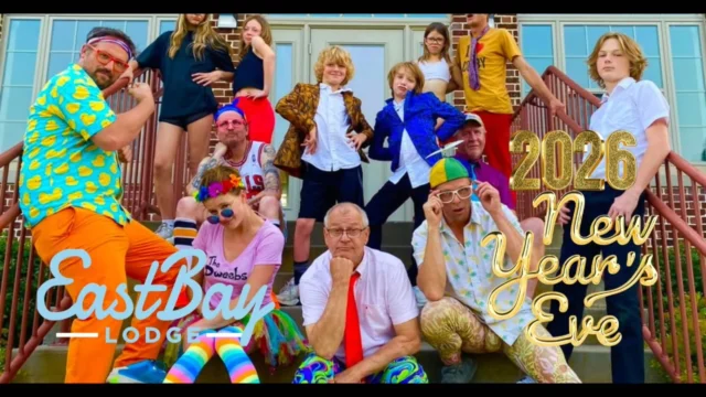 🎆 NEW YEAR’S EVE AT EASTBAY LODGE — HOLCOMBE, GET READY.

If you haven’t locked in your dinner reservation yet… today’s the day.
Because Eastbay doesn’t just throw a New Year’s Eve party —
we bring in talent that most small towns only dream about.

And this year?
We booked The Dweebs — a top-tier, festival-level, three-generation powerhouse known for massive harmonies, wild costumes, and the kind of high-voltage performance that turns any room into a dance floor.

They play big stages… and this NYE, they’re playing yours.
Right here.
At Eastbay.

🍽️ START THE NIGHT WITH HOLCOMBE’S BEST DINING EXPERIENCE

Before the lights, the music, and the countdown, join us for Eastbay’s signature supper-club dinner —
crafted cocktails, warm hospitality, and the finest dining experience in Holcombe.

Dinner service ends at 9 PM, and these tables don’t last.

👉 Reserve now: https://www.eastbayholcombe.com/reservations/

🎉 WHEN THE CLOCK HITS PARTY MODE

📅 Tuesday, December 31
🎸 The Dweebs LIVE at 9 PM
🍹 Drink specials all night
🎉 Party favors + midnight countdown
💃 Dance floor wide open

✨ HOLCOMBE, LET’S RING IN 2026 THE EASTBAY WAY

Big music.
Big energy.
Big celebration.

If you know, you know —
and if you don’t… New Year’s Eve is your moment.